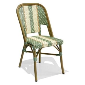 Kursi Rattan Bistro Outdoor – Estetik, Ringan & Full Rotan Tahan Cuaca
